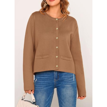 PRETTYGARDEN Women's Stylish Winter Cardigan Sweater