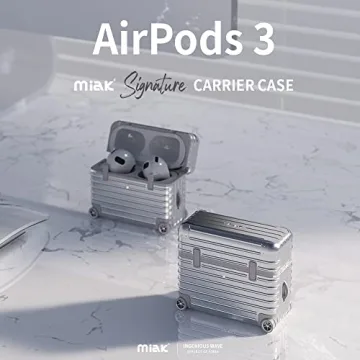 Miak AirPods 3rd Generation Stylish Case with Keychain