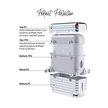 Miak AirPods 3rd Generation Stylish Case with Keychain