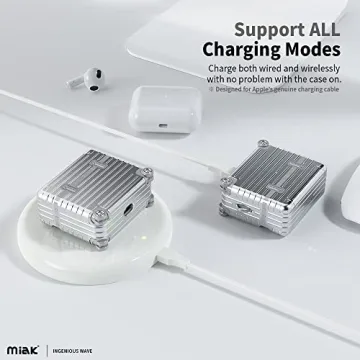 Miak AirPods 3rd Generation Stylish Case with Keychain