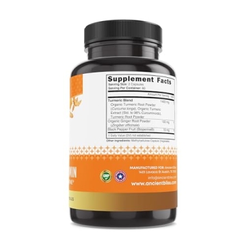 Turmeric Curcumin with Ginger Bioperine 120 Capsules