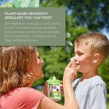 Quantum Health Buzz Away Extreme Towelettes - DEET-free Insect Repellent Wipes, Essential Oils - Pop Up Dispenser, Small Children and Up, 25 Count