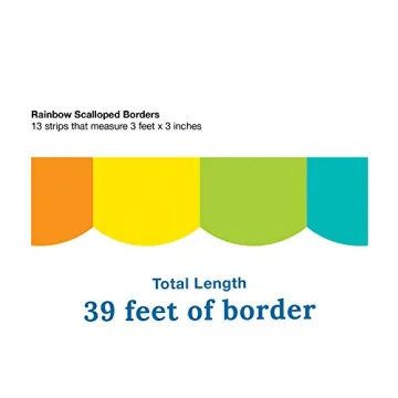 Colorful Hello Sunshine Rainbow Bulletin Board Borders