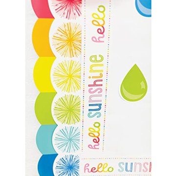 Colorful Hello Sunshine Rainbow Bulletin Board Borders