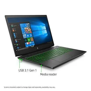 Amazon Exclusive-HP Pavilion Gaming Laptop,15.6" FHD IPS, Intel 8th Gen i5+8300H, NVIDIA GTX 1050Ti 4GB, 12GB RAM, 16GB Intel Optane Memory,1TB HDD, Narrow border, Windows 10 Home (15-cx0049nr,Black)