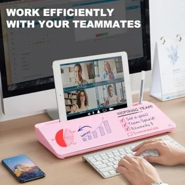 TSJ OFFICE Whiteboard - Ergonomic Desktop Organizer for Work