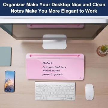 TSJ OFFICE Whiteboard - Ergonomic Desktop Organizer for Work