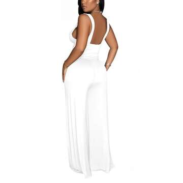 Stylish Wide Leg Jumpsuit for Women - Dressy & Casual