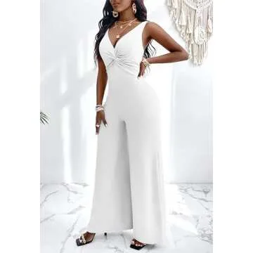 Stylish Wide Leg Jumpsuit for Women - Dressy & Casual