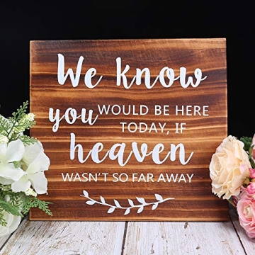Rustic Wedding Memorial Sign for Special Moments