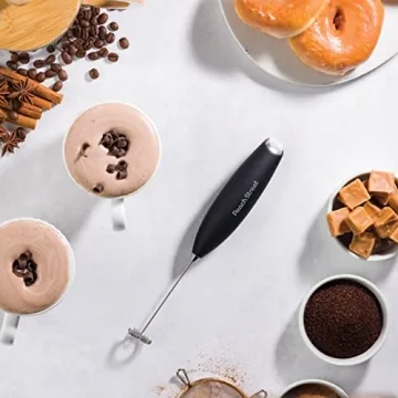 Powerful Handheld Milk Frother for Cafe-Quality Drinks
