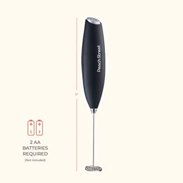 Powerful Handheld Milk Frother for Cafe-Quality Drinks