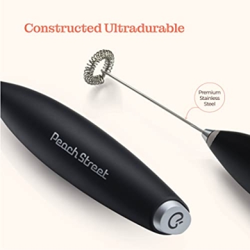 Powerful Handheld Milk Frother for Cafe-Quality Drinks