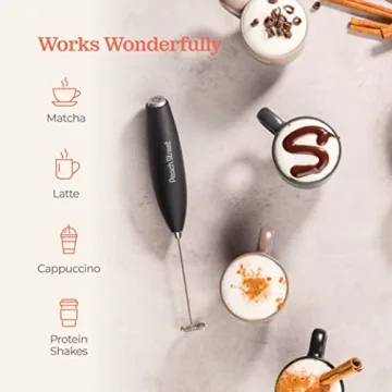 Powerful Handheld Milk Frother for Cafe-Quality Drinks