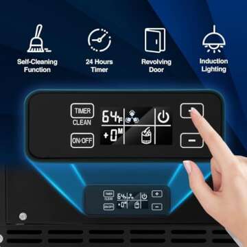 Kismile Ice Maker Machine for Home and Office, 80Lbs/Day