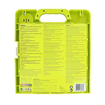 Ryobi A98901G 90 Piece Drilling Driving Kit Wood Metal Plastic Masonry