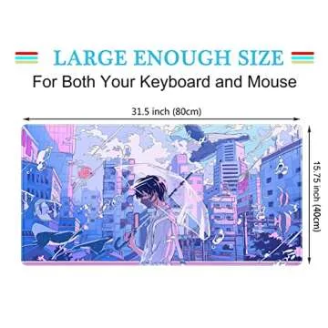 Anime Kawaii Mousepad XXL for Gaming and Office Use