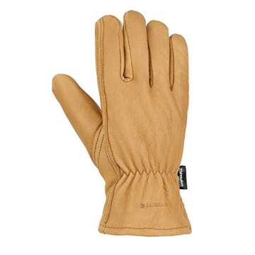 Carhartt Men's Insulated System 5 Driver Work Glove, Brown, Large (Pack of 1)