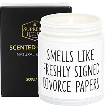 Divorce Candle Gift for Women – Celebrate New Beginnings