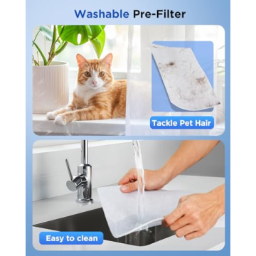 MOOKA Air Purifier for Large Rooms Up to 2200sq.ft