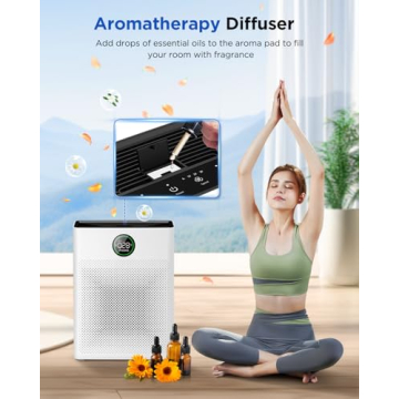 MOOKA Air Purifier for Large Rooms Up to 2200sq.ft