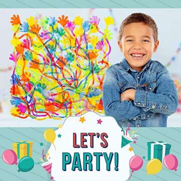 Colorful Vinyl Glitter Sticky Hands For Kids Fun
