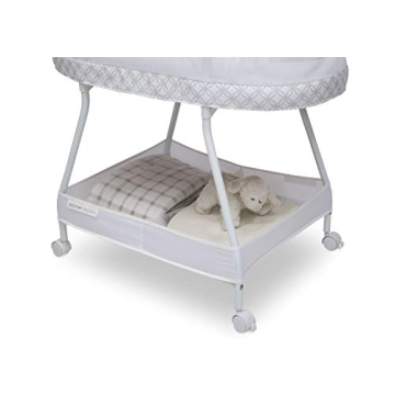 Delta Children Sweet Dreams Bassinet with Vibration and Music