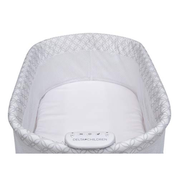 Delta Children Sweet Dreams Bassinet with Vibration and Music