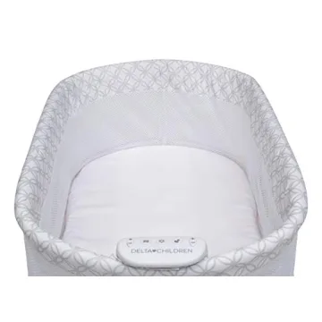 Delta Children Sweet Dreams Bassinet with Vibration and Music