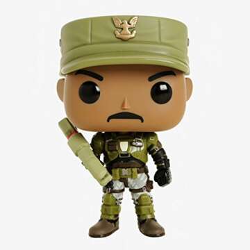 Funko POP! Games: Halo Sergeant Johnson Collectible Figure - Perfect Gift for Fans