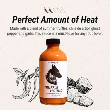 Gourmet Truffle Hound Hot Sauce - Vegan & Medium Heat