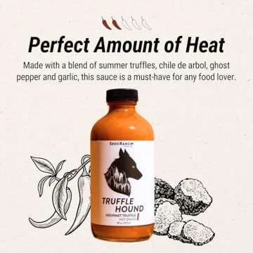 Gourmet Truffle Hound Hot Sauce - Vegan & Medium Heat