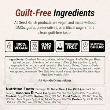 Gourmet Truffle Hound Hot Sauce - Vegan & Medium Heat