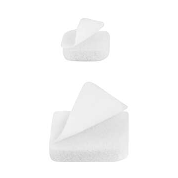 SCRAPBOOK ADHESIVES BY 3L Permanent Pre-Cut 3D Foam Squares, White, Mixed Variety (Pack of 217) (01614)