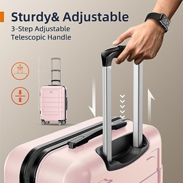 SHOWKOO Expandable Luggage Set - Durable and Stylish