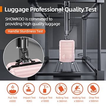 SHOWKOO Expandable Luggage Set - Durable and Stylish