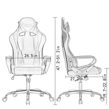 BestOffice Ergonomic High-Back Gaming Chair for Comfort