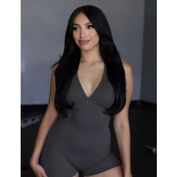 YEOREO Workout Jumpsuit Women - Tummy Control & Stylish Design