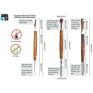 3D Printing Clean-Up Tool Kit for Easy Support Removal