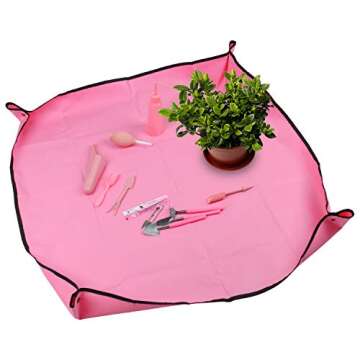 Homend Garden Kneelers Work Cloth with 11 Mini Tools