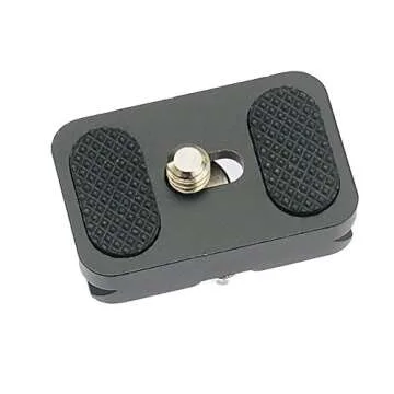 Fotasy 25mm Arca Swiss Plate, 25mm QR Plate, Quick Release Plate, Small Arca Plate, Tiny Quick Release Plate fits Arca-Swiss Universal Standard Clamp for Mirrorless Camera Compact DC Tripod Ballhead