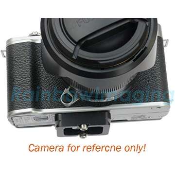 Fotasy 25mm Arca Swiss Plate, 25mm QR Plate, Quick Release Plate, Small Arca Plate, Tiny Quick Release Plate fits Arca-Swiss Universal Standard Clamp for Mirrorless Camera Compact DC Tripod Ballhead