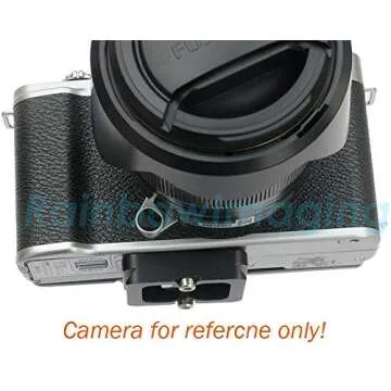 Fotasy 25mm Arca Swiss Plate, 25mm QR Plate, Quick Release Plate, Small Arca Plate, Tiny Quick Release Plate fits Arca-Swiss Universal Standard Clamp for Mirrorless Camera Compact DC Tripod Ballhead