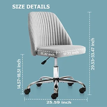 Stylish Adjustable Desk Chair for Home or Office Space