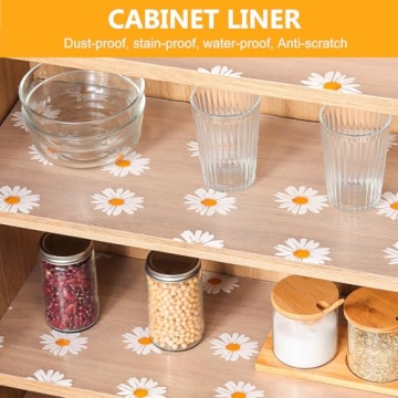 Stylish INNOLITES Shelf Liner - Non-Slip & Durable 17.7x78.7 Inch