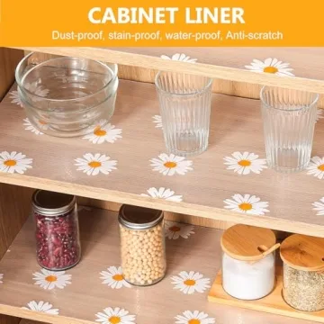 Stylish INNOLITES Shelf Liner - Non-Slip & Durable 17.7x78.7 Inch