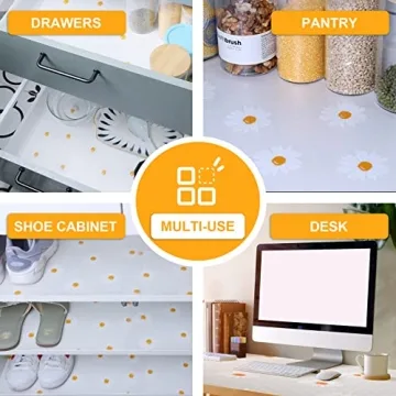 Stylish INNOLITES Shelf Liner - Non-Slip & Durable 17.7x78.7 Inch