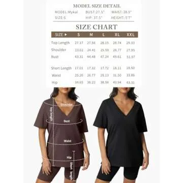 AUTOMET Preppy Womens Two Piece Sets Summer Outfits 2024 Reversible V Neck Shirts Biker Shorts Lounge Matching Tracksuits