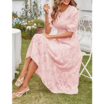 Elegant Floral Midi Maxi Dress Perfect for Summer Events