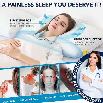 Cooling Shredded Memory Foam Pillows 2 Pack